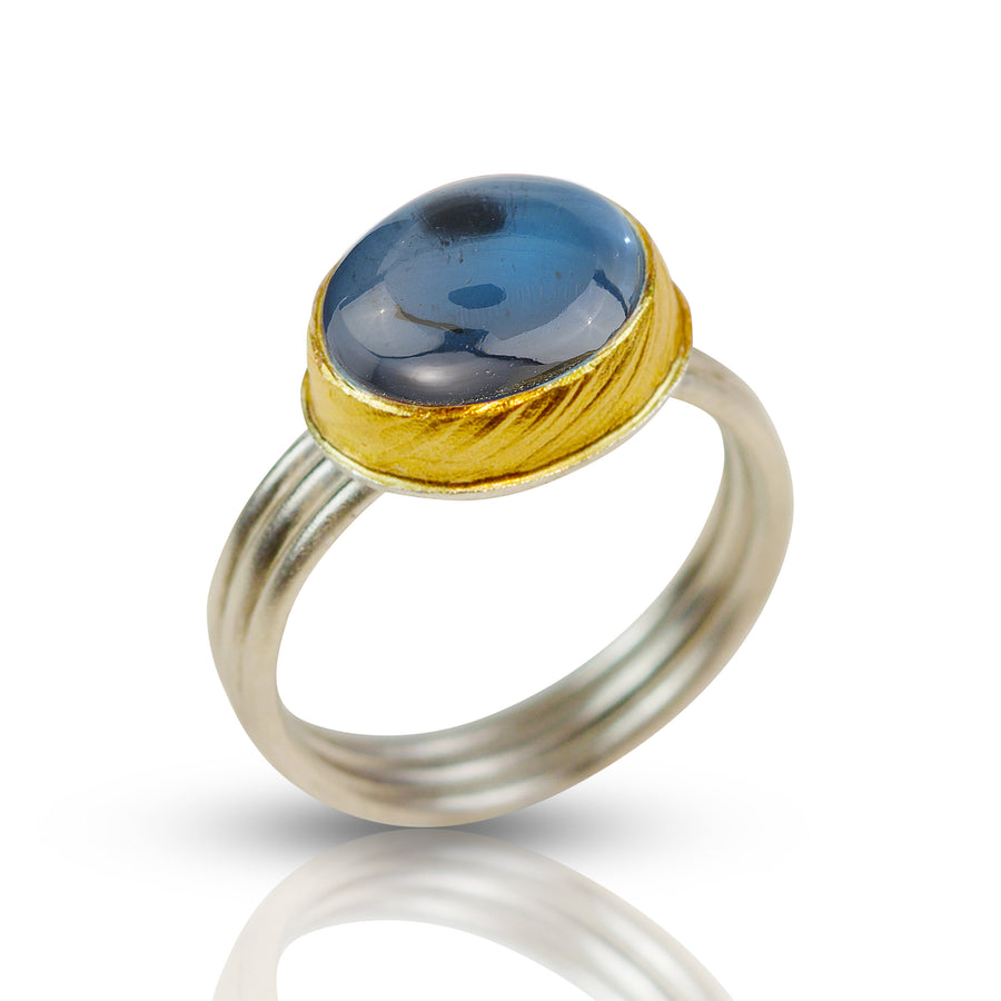 Deep Blue Water Ring