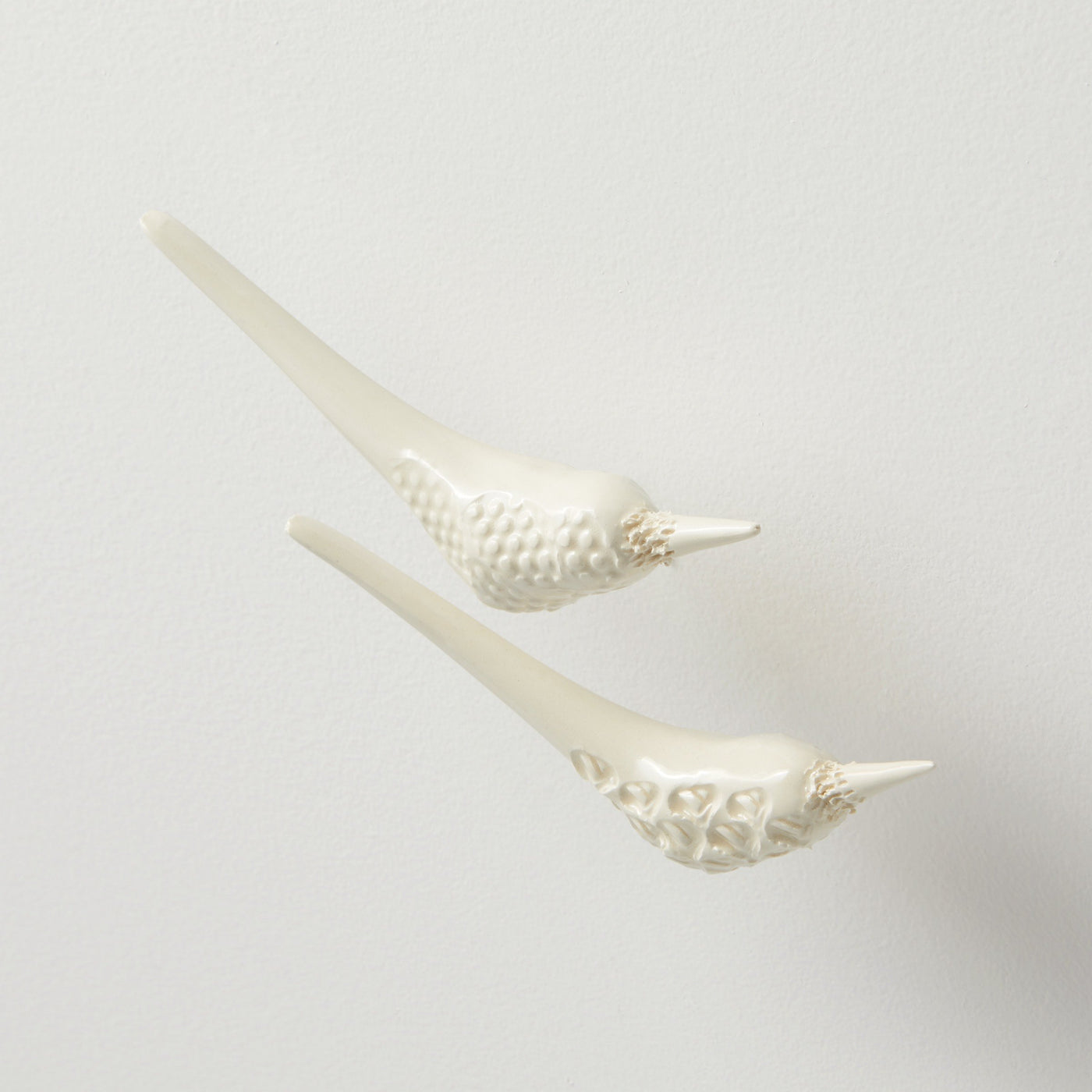 Glossy White Peace Birds