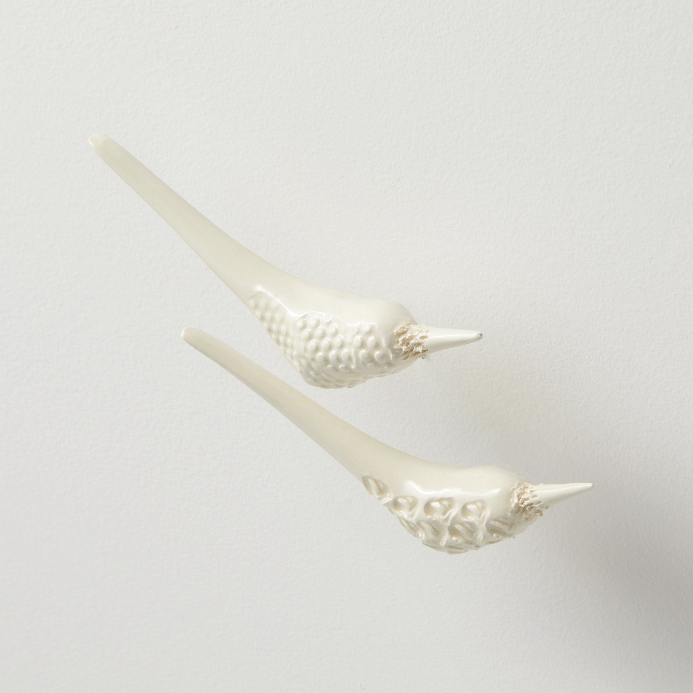 Glossy White Peace Birds
