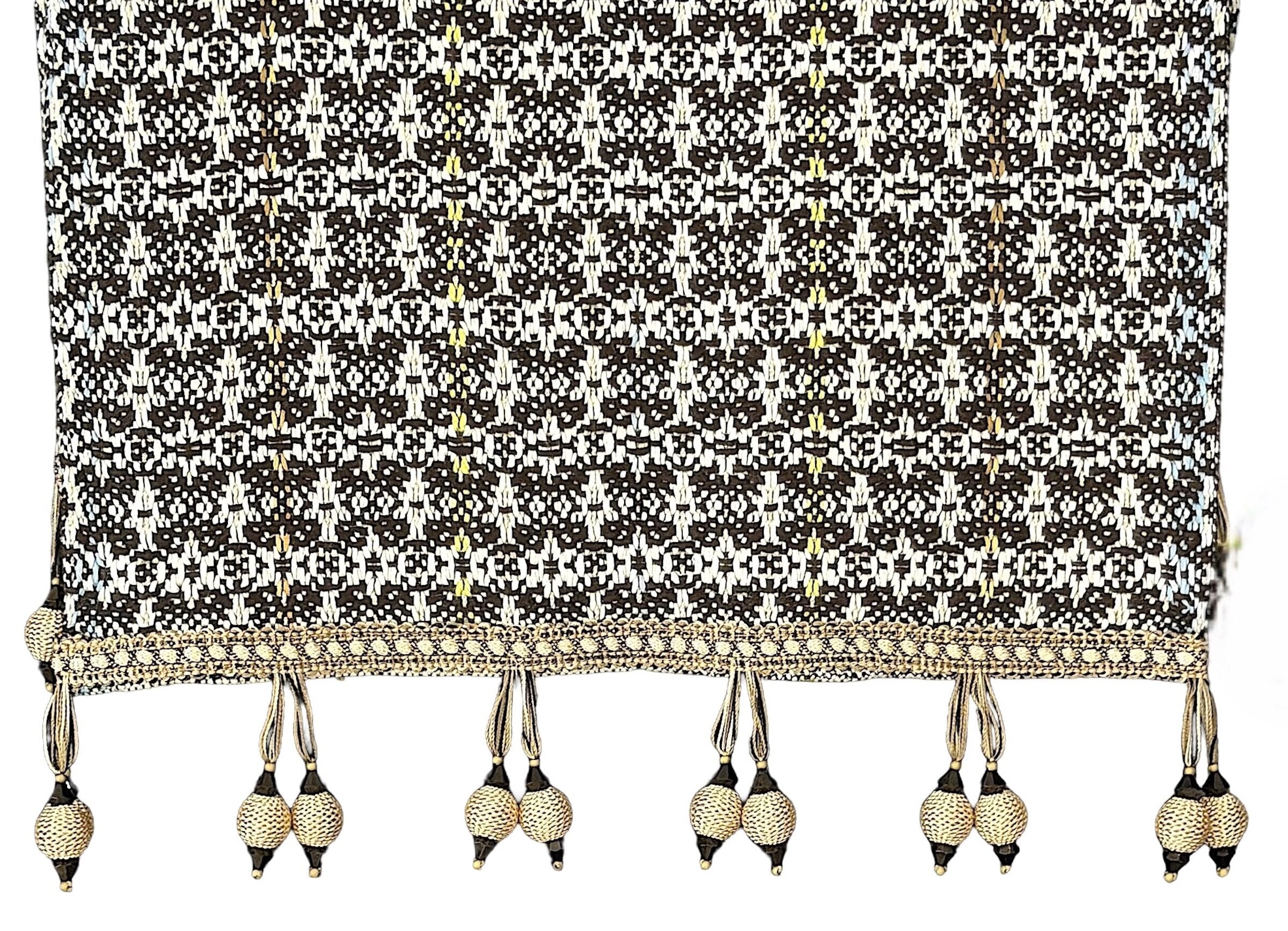 Handwoven Forest Lake Table Runner
