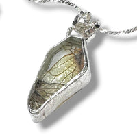 Layered Cicada Wing Pendant