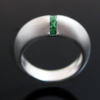 Dome Ring with Tsavorite