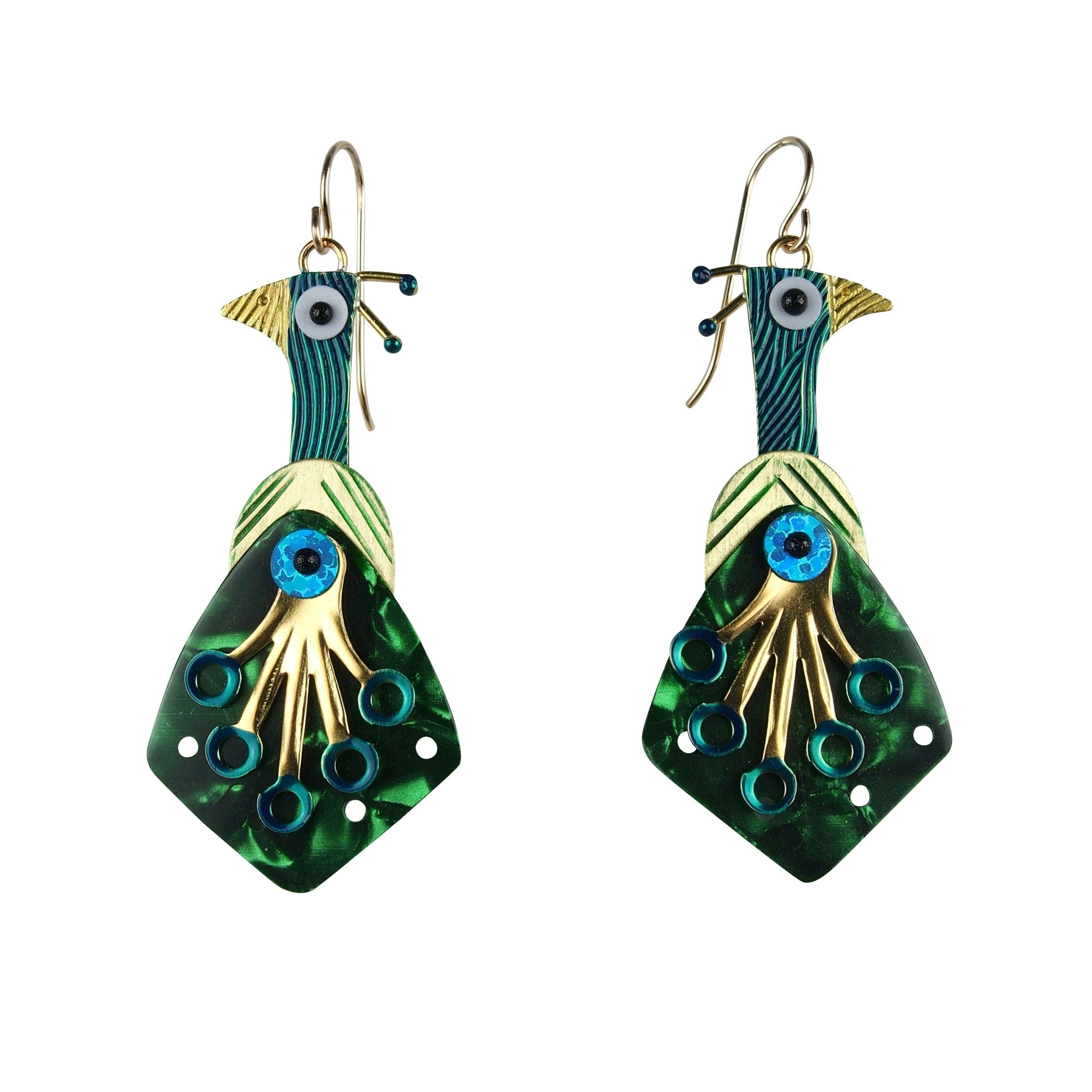 Peacock Earrings