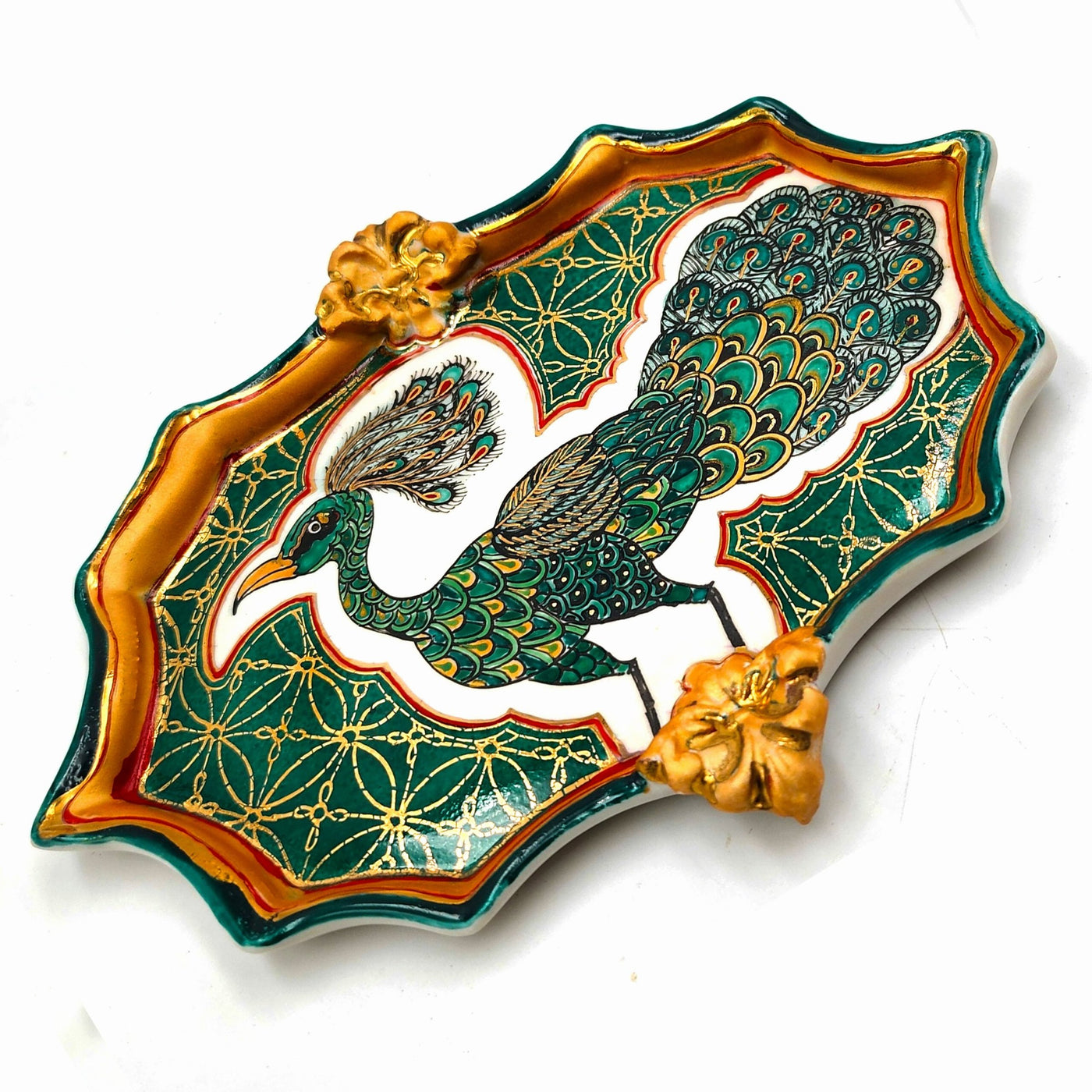 Vintage Peacock Dish