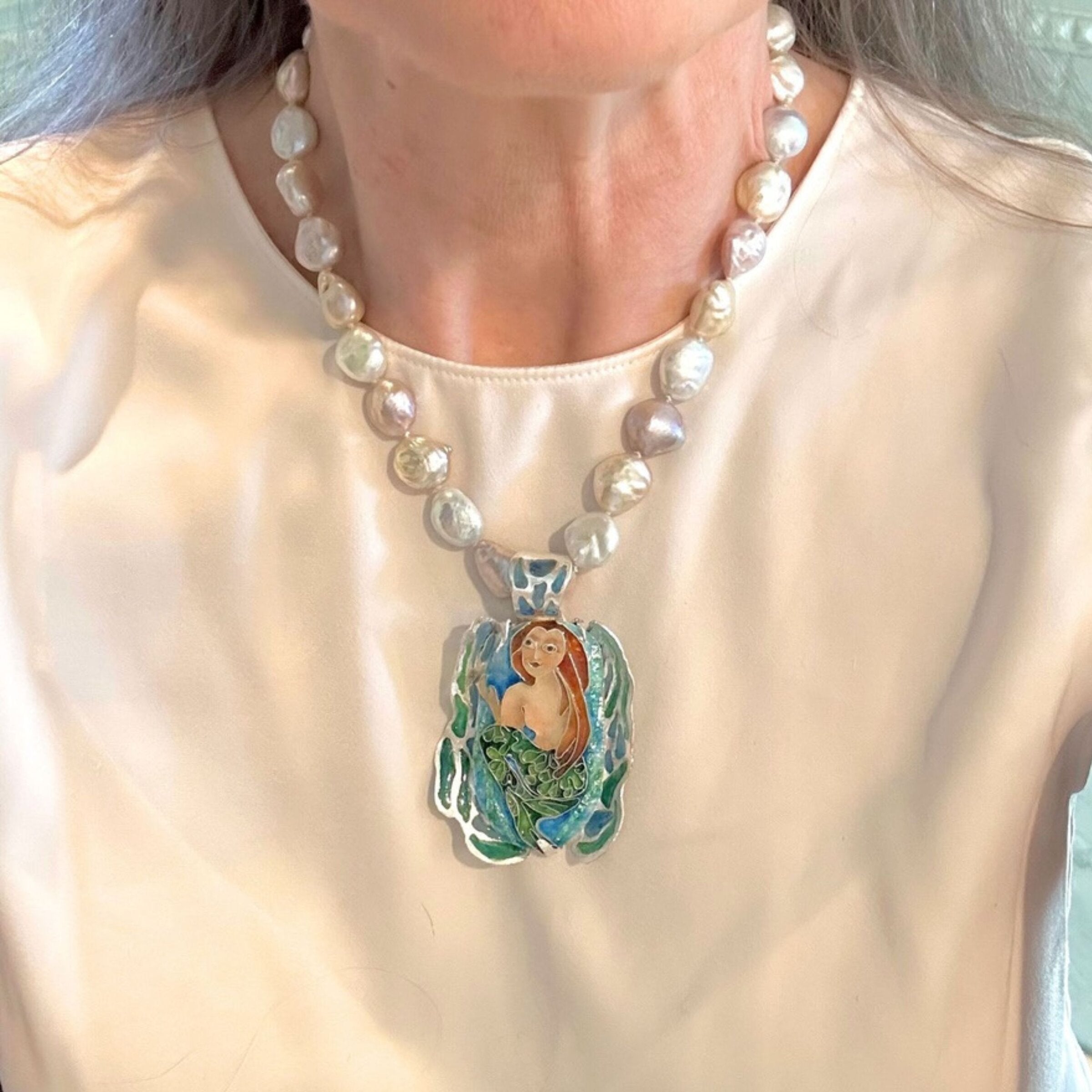 Mermaid Baroque Pearl Necklace