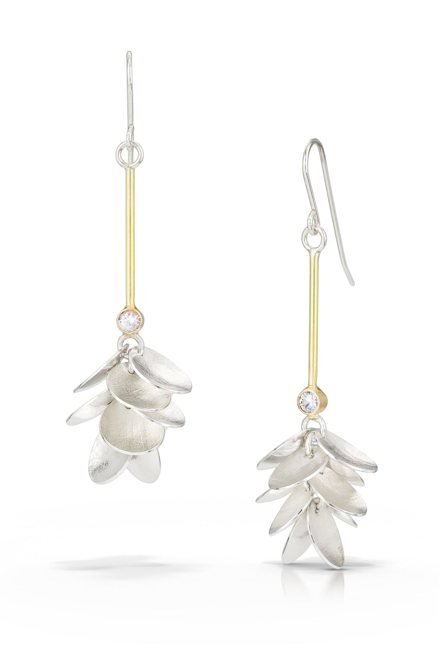 Sapphire Petal Earrings