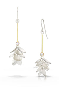 Sapphire Petal Earrings