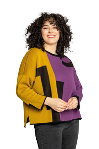 purple/yellow