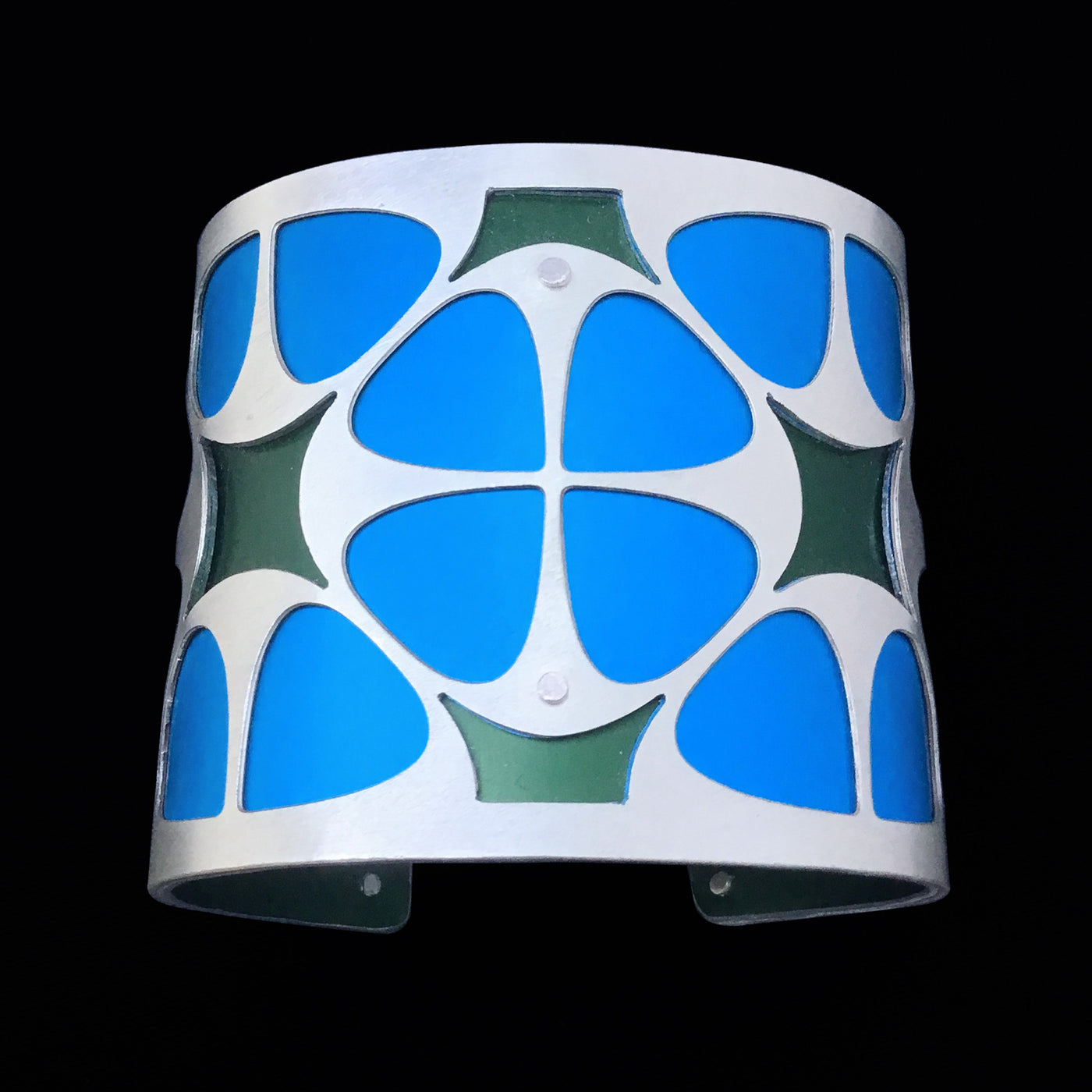 Blue/Forest Green