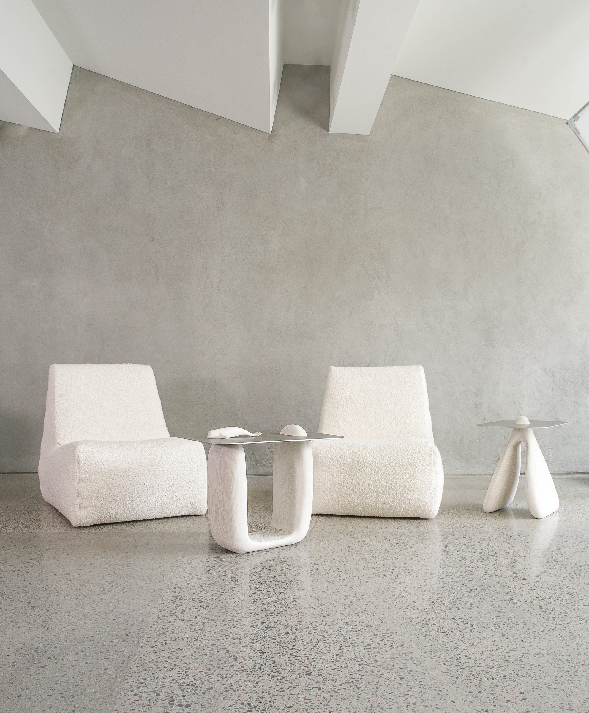 White with Stainless Steel