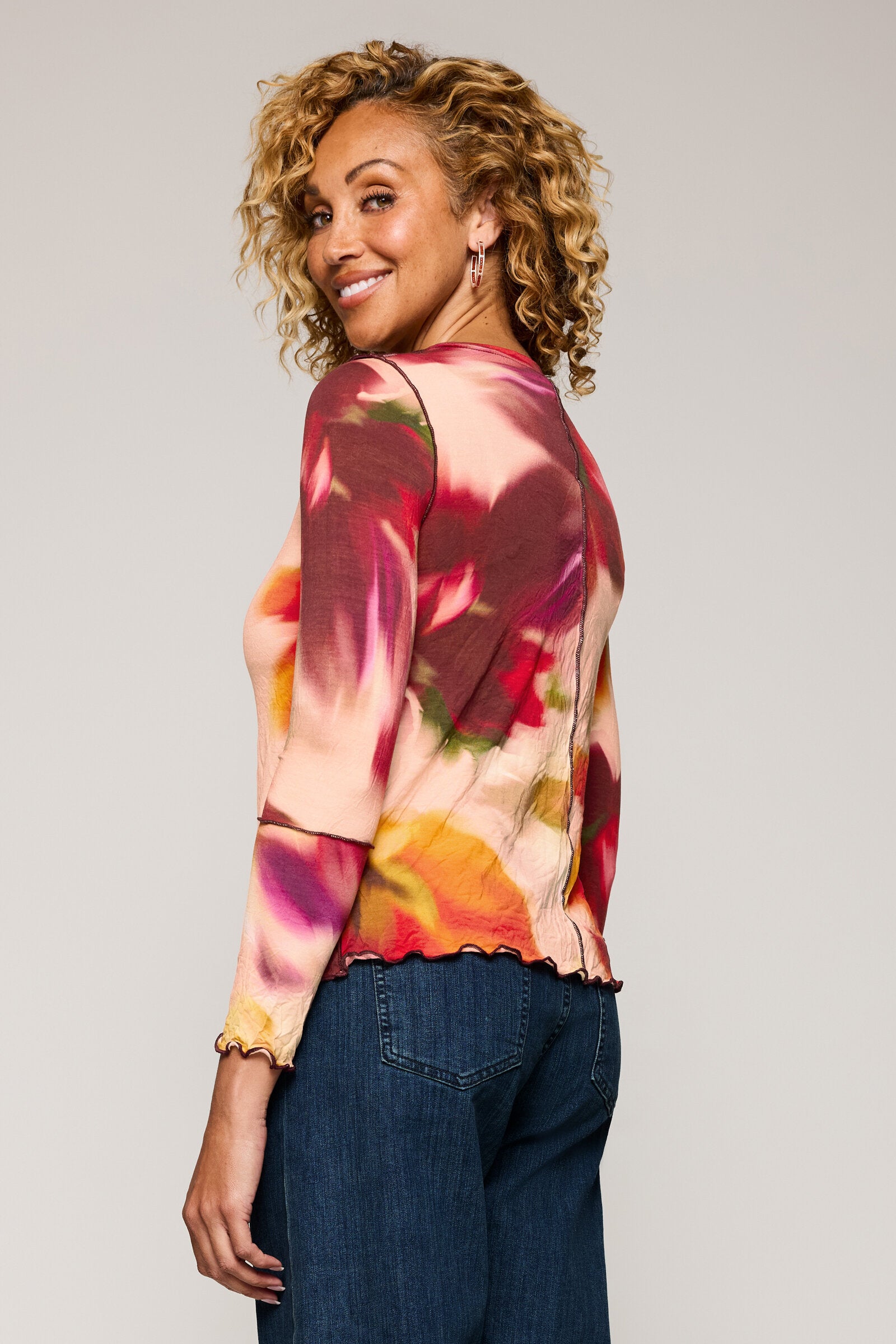 Blurred Floral Print