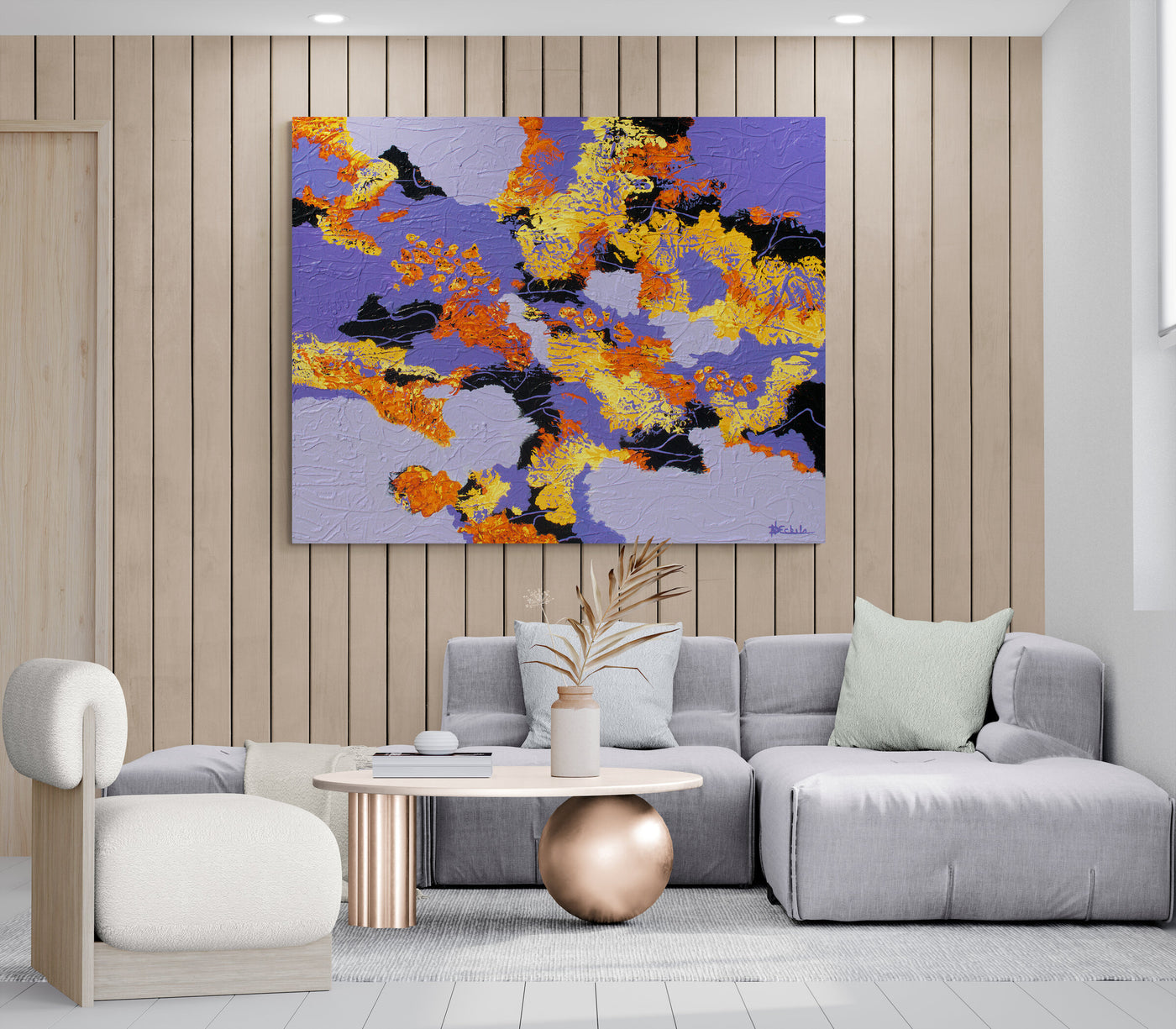 Preferring Periwinkle in room