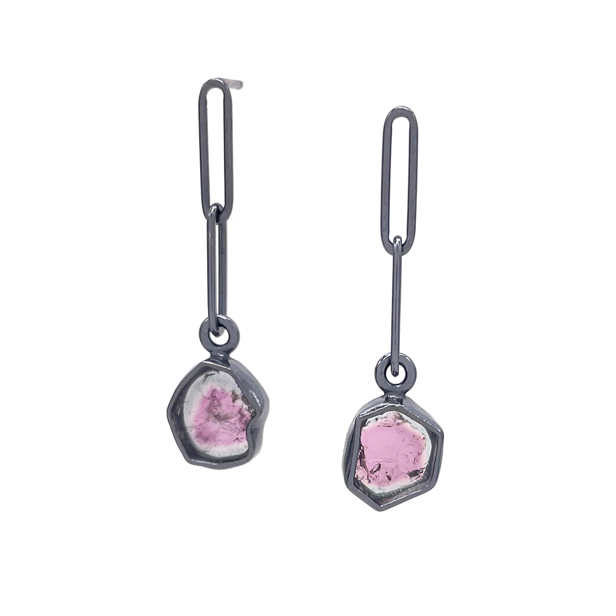 Mini Link Watermelon Drop Earrings