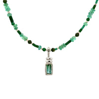 Emerald & Tourmaline Necklace