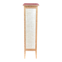 Cherry and Tiger Maple Bookcase
