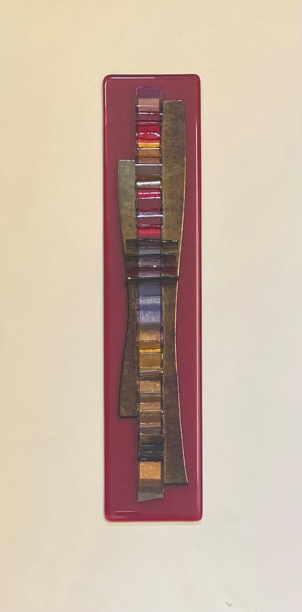 Red Velvet Waterfall Wall I