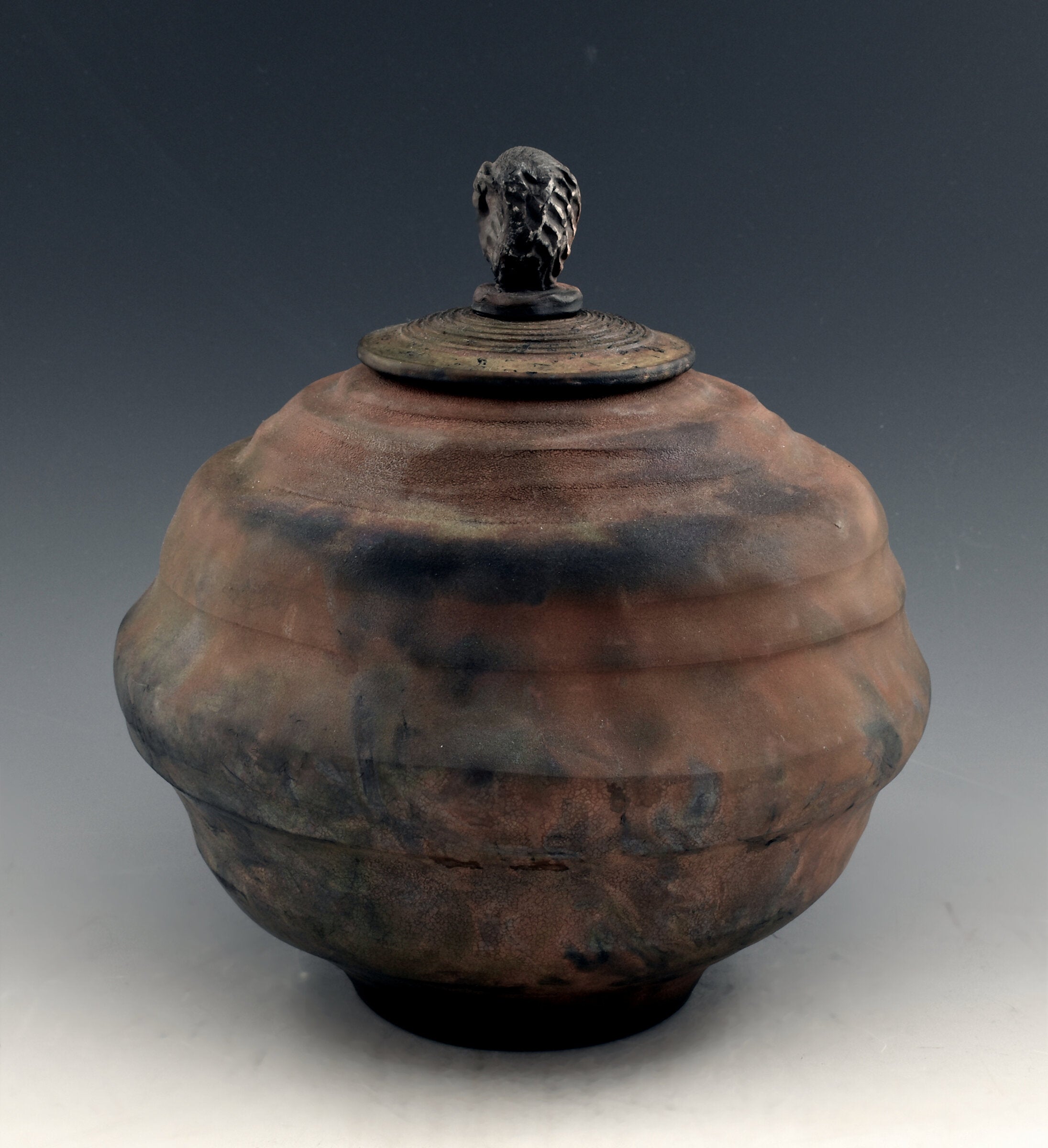 Raku Urn 757