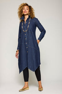 Dream Knit Denim Shirtdress