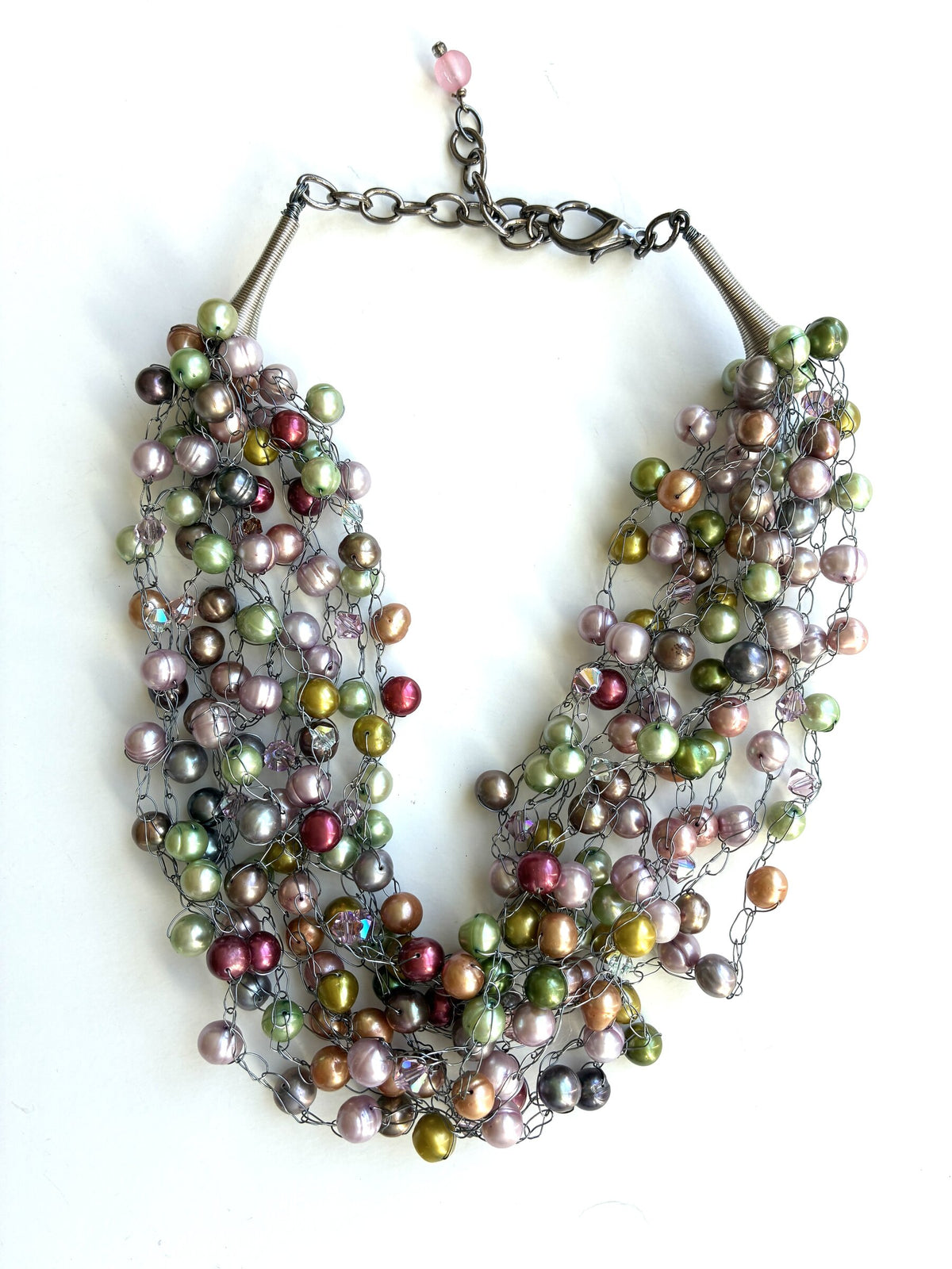 Pastel Pearl Necklace