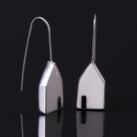 Open House Earrings without Bezel