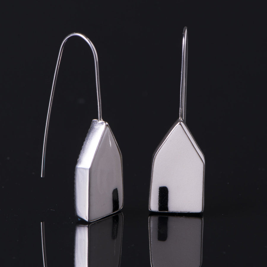 Open House Earrings without Bezel