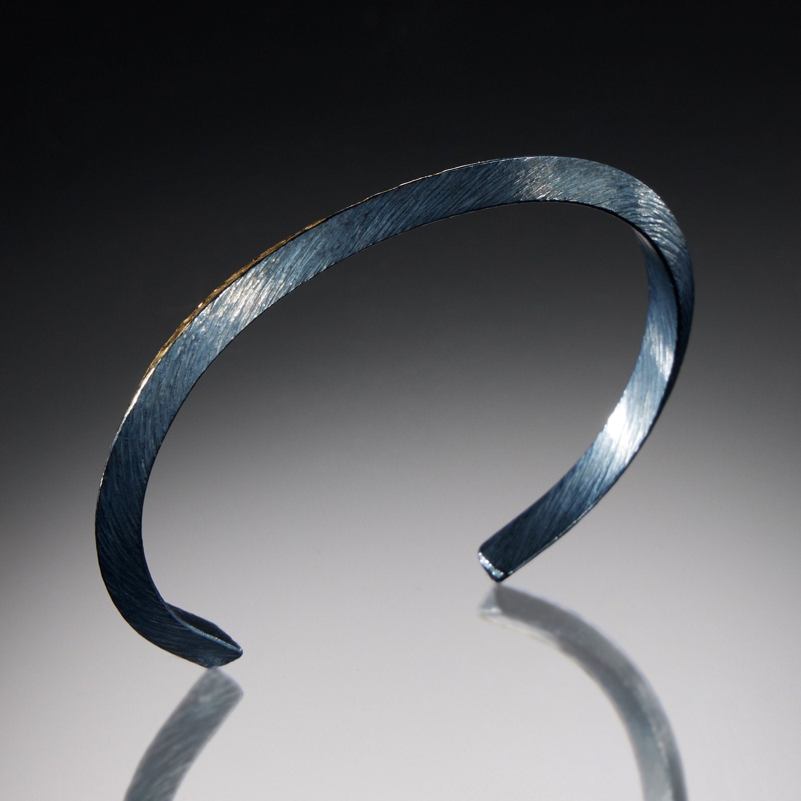 Carved Triangle Wire Cuff