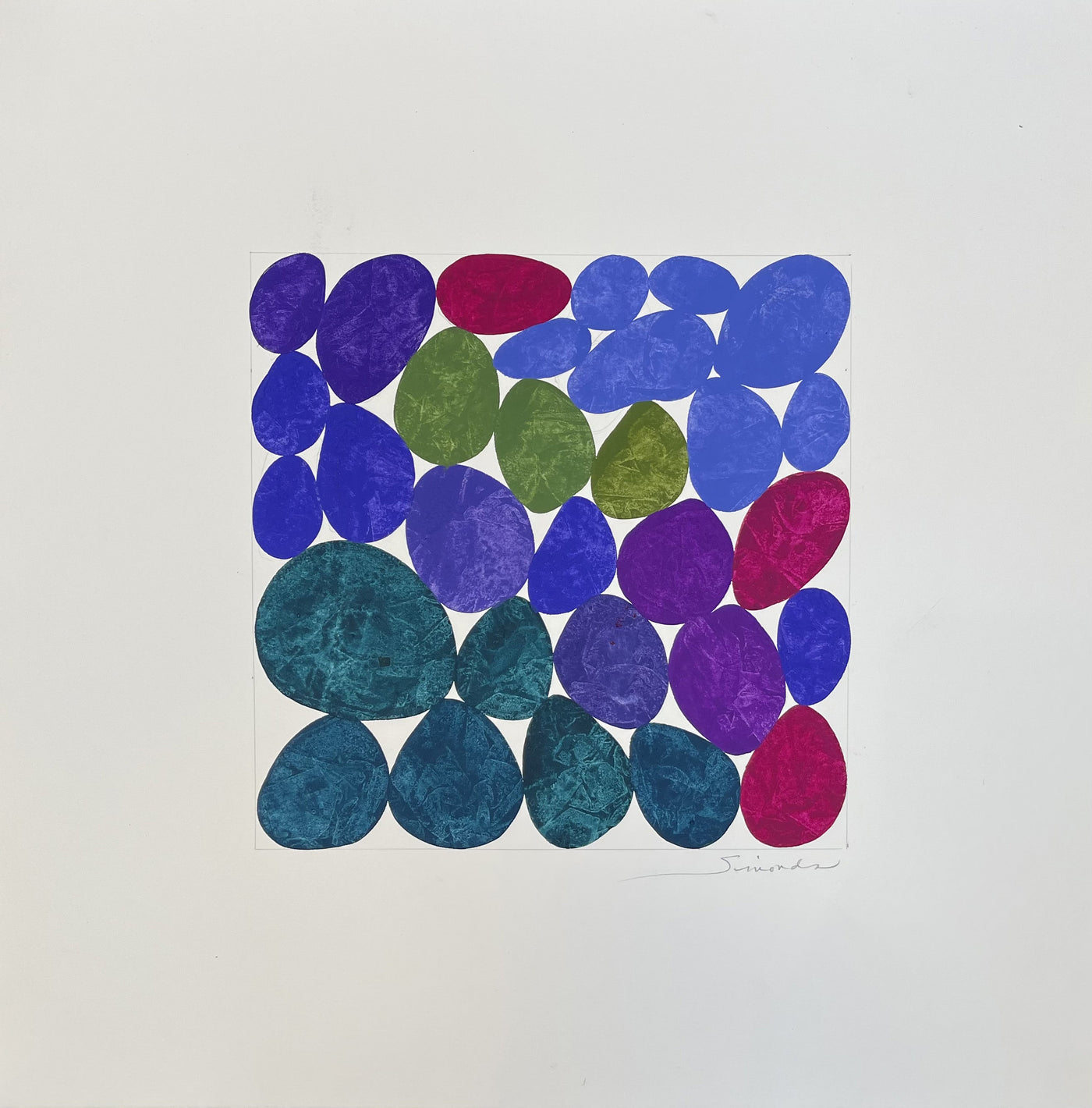 Teal, Green and Magenta II