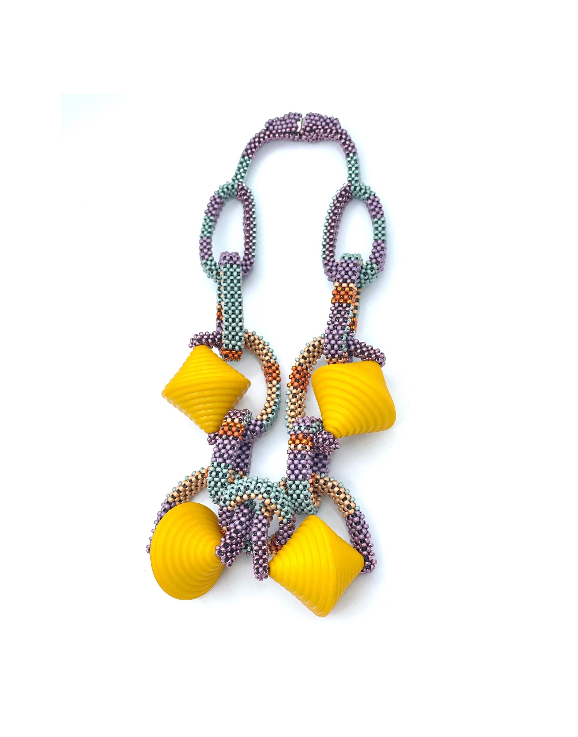 Yellow Buoys Necklace