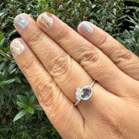 Tourmalinated Quartz Sophia Ring