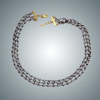 Hematite & Sterling Silver Necklace