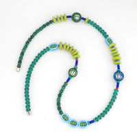 Blue-Green 3D Necklace