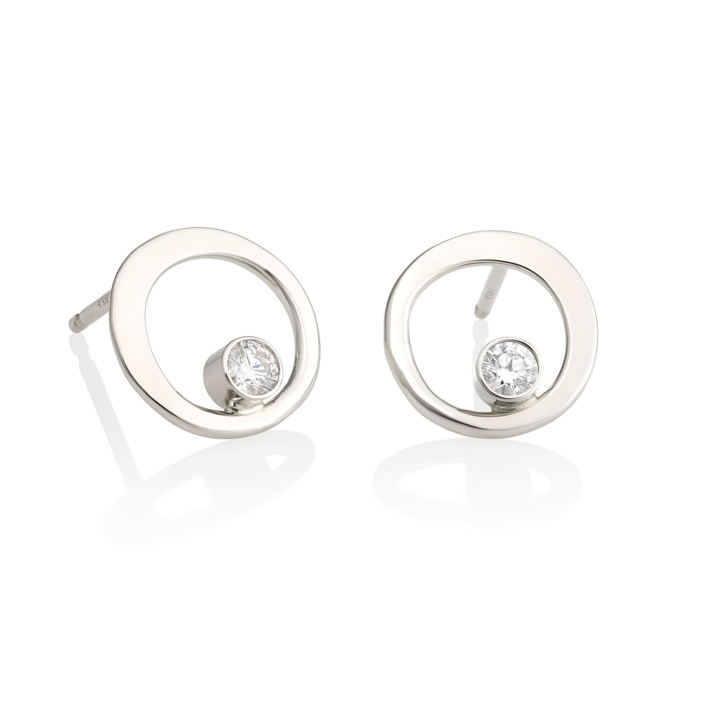 Orbital Diamond Earrings