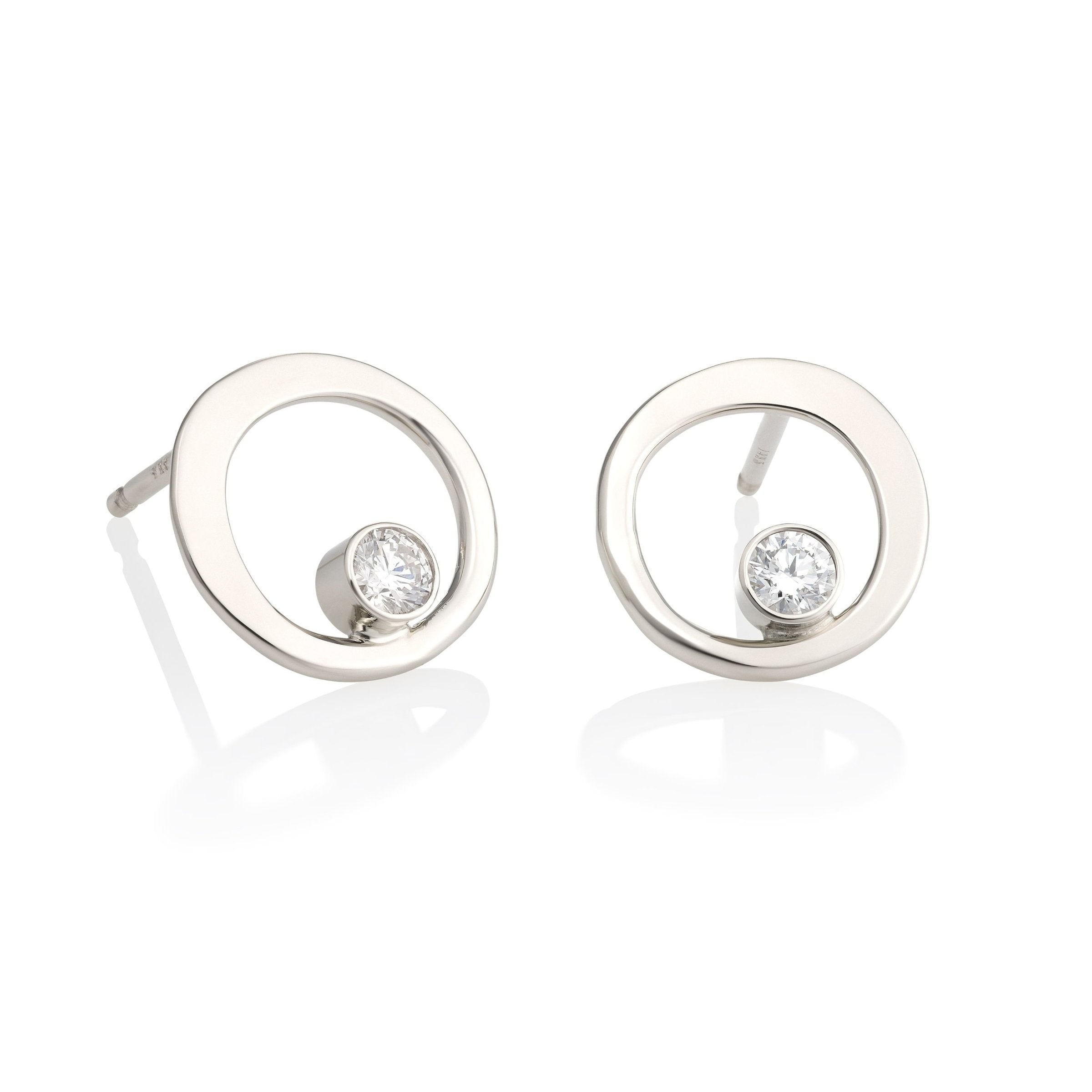 Orbital Diamond Earrings