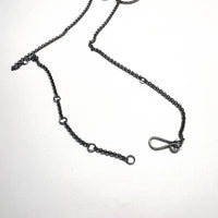 White Sapphire Five Circles Necklace