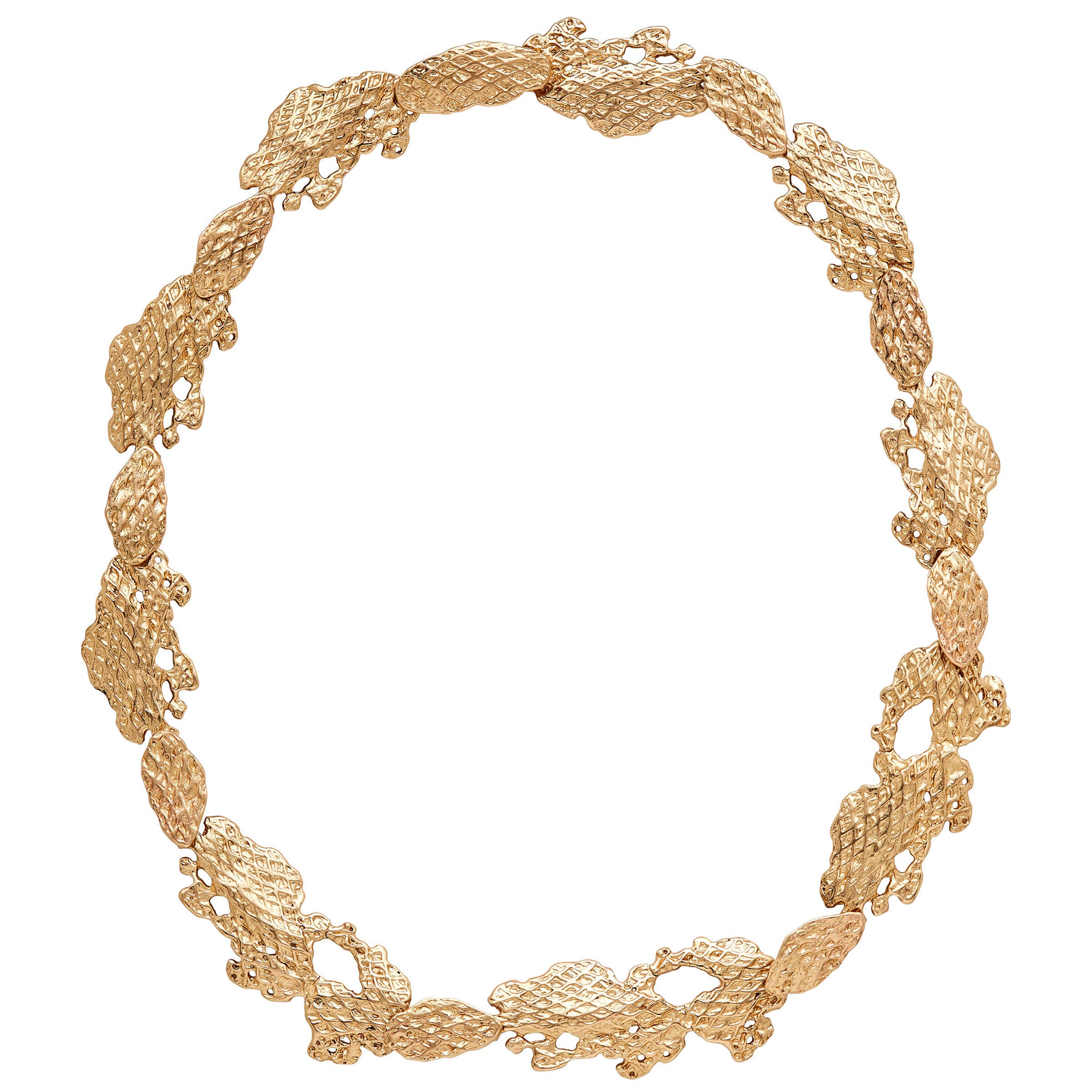 Reef Bronze Link Statement Necklace