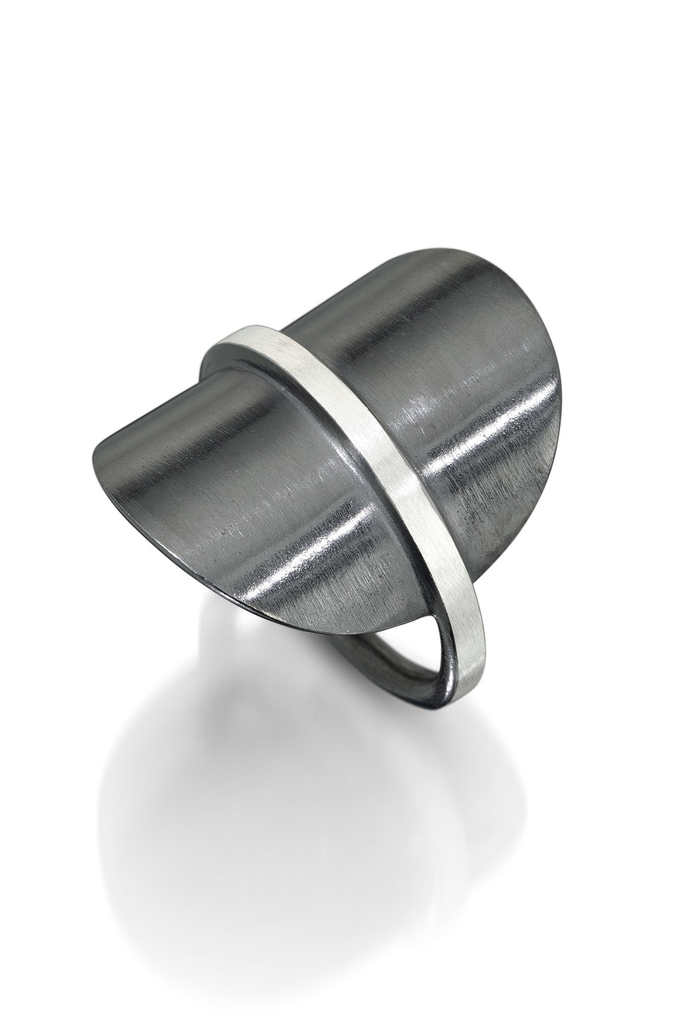large oxidized silver