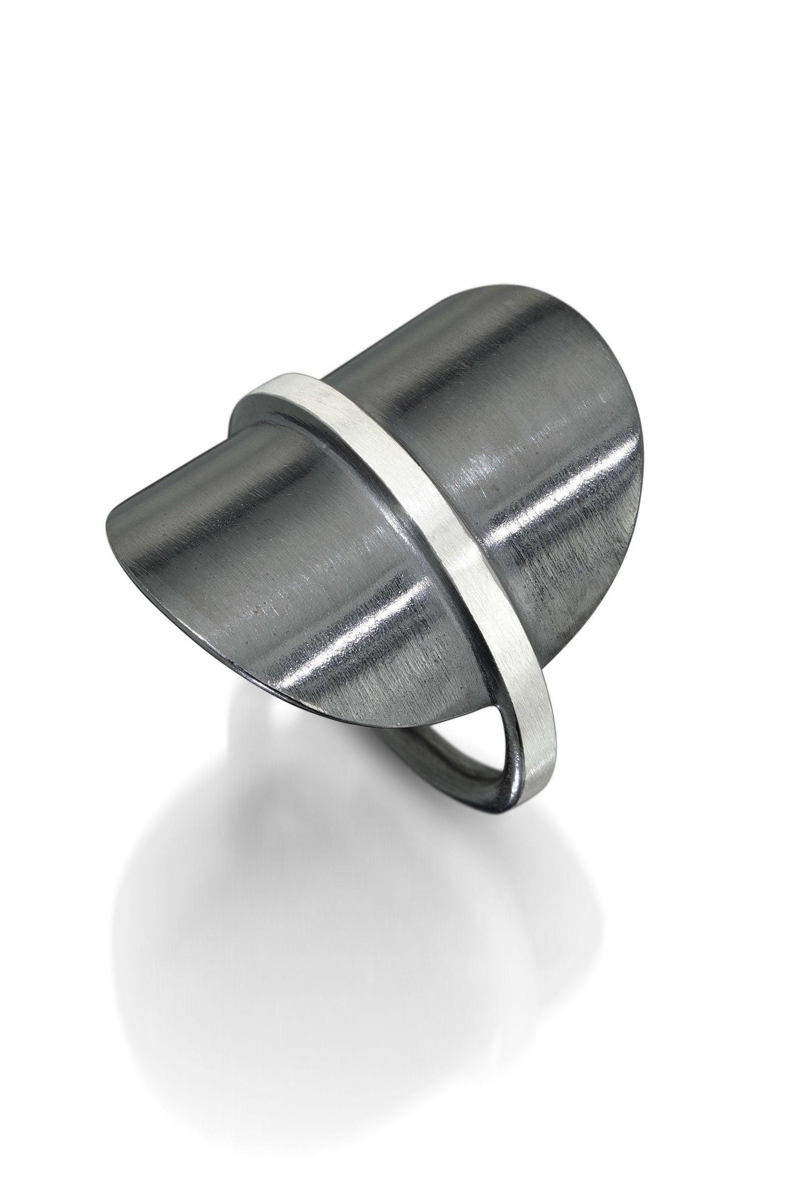 large oxidized silver