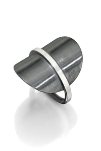 large oxidized silver