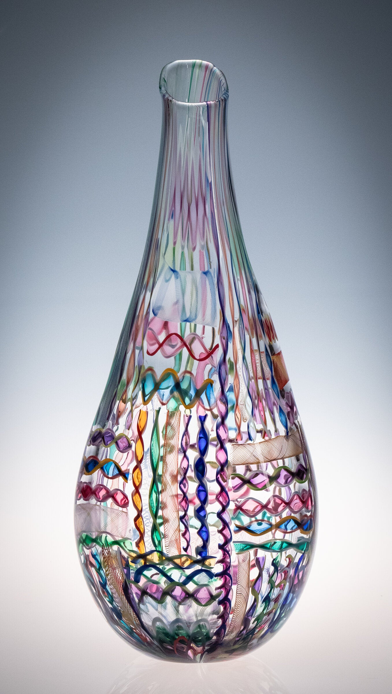 Cane Quilt Vase