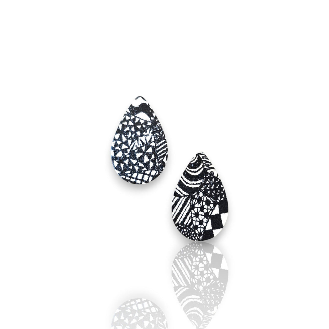 Chromatic Tension Teardrop Earrings
