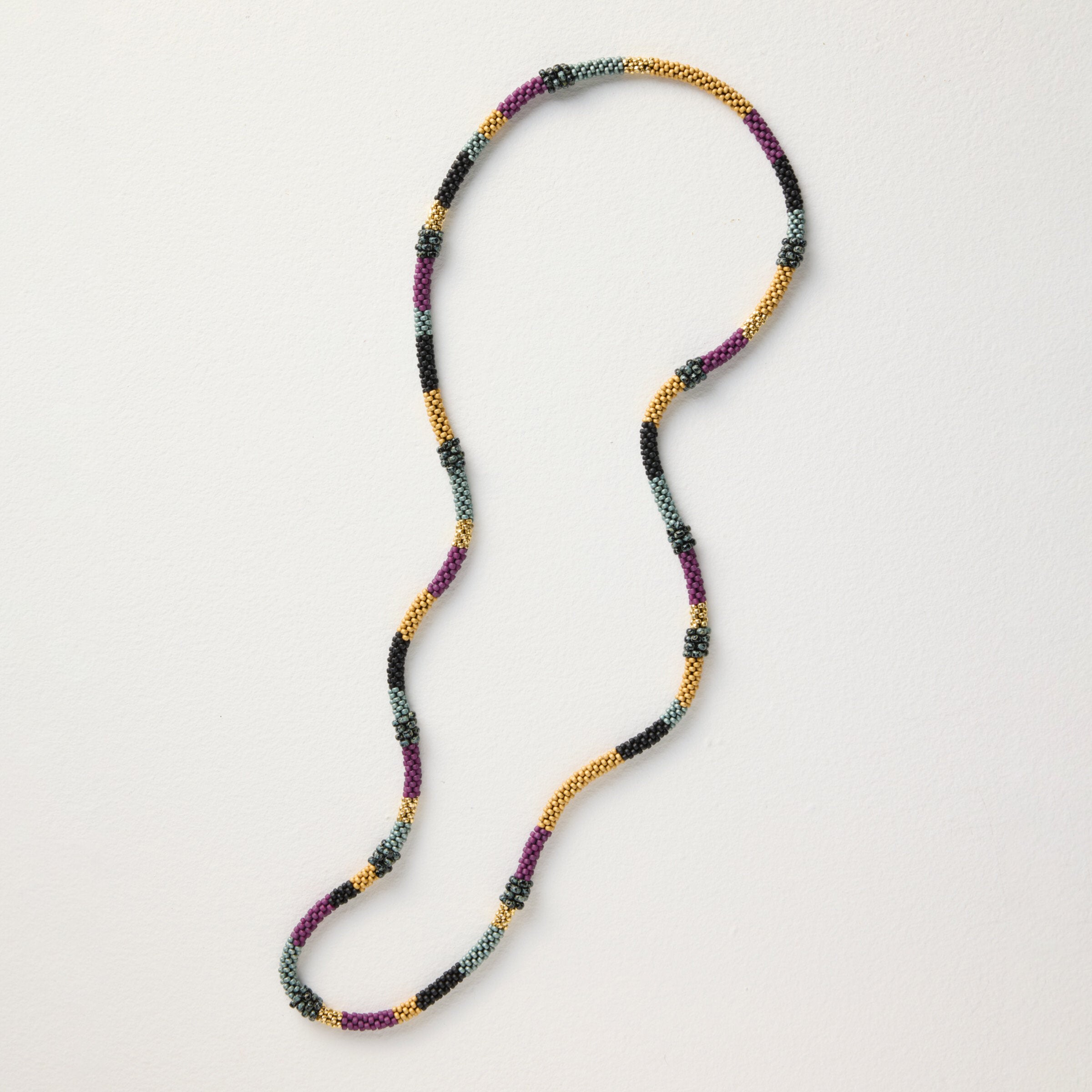 Twilight Plum Crochet Necklace