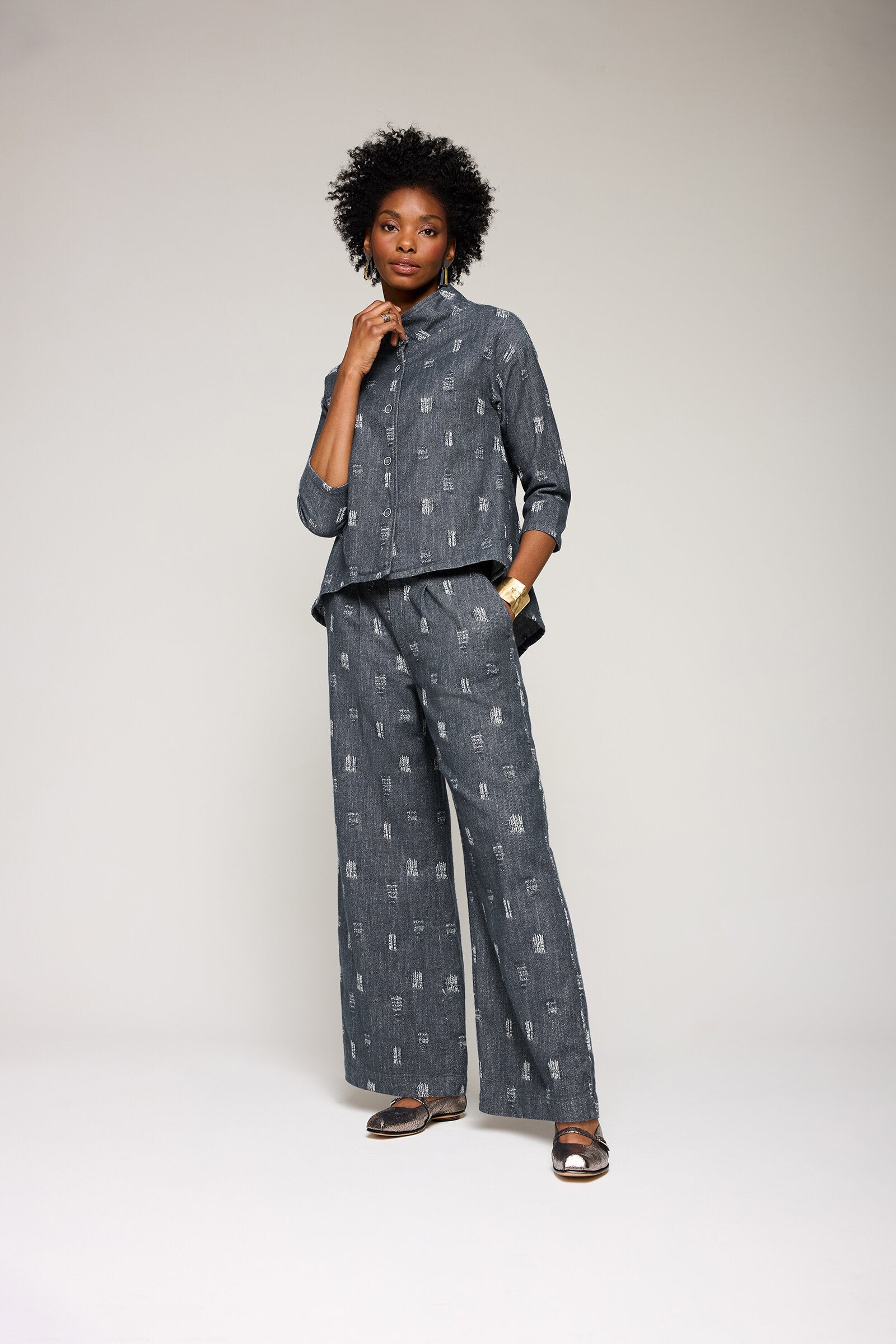 Denim Ember Wide Leg Jean