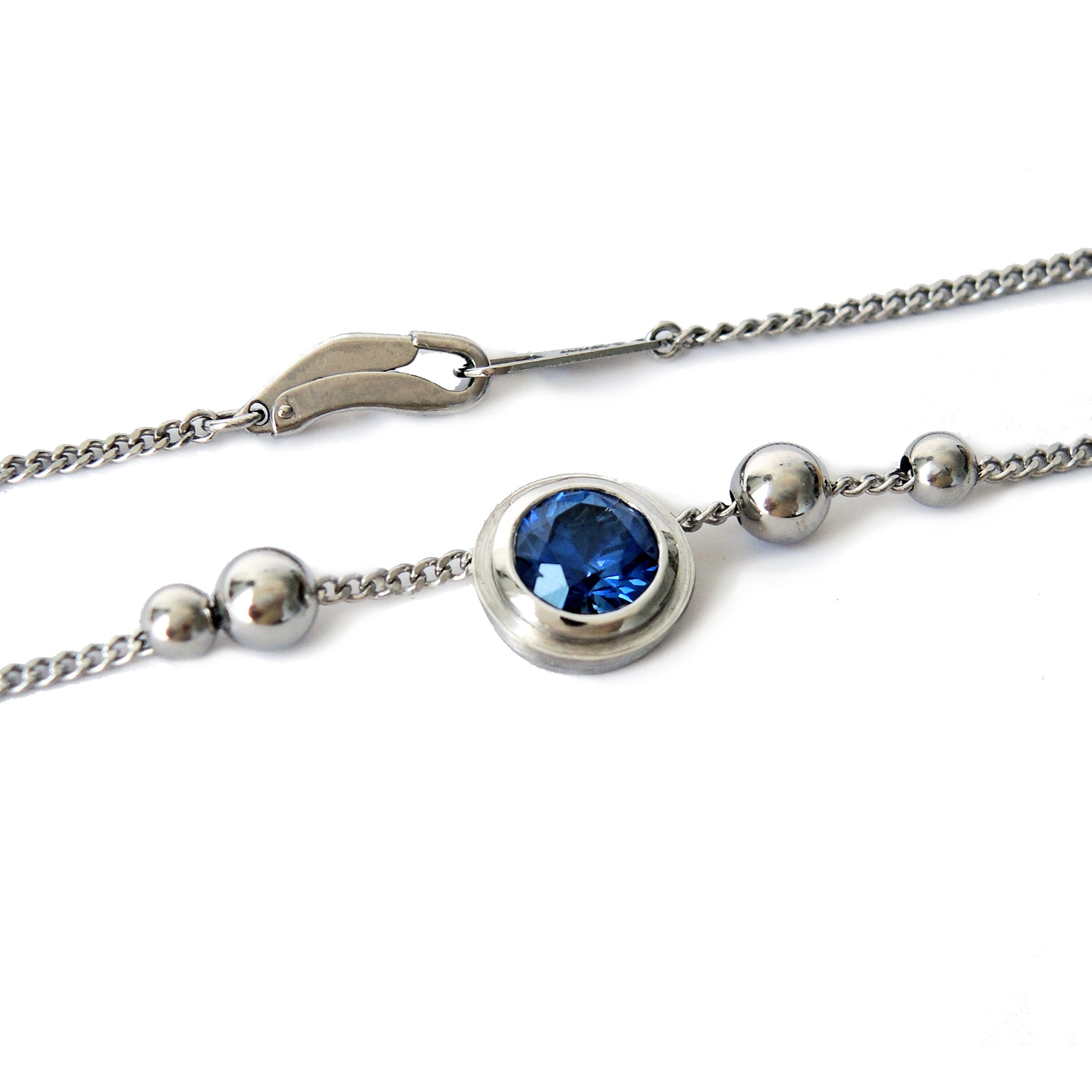 Sapphire Simplicity Pendant