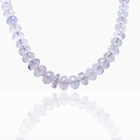 Pink Quartz Sterling Necklace