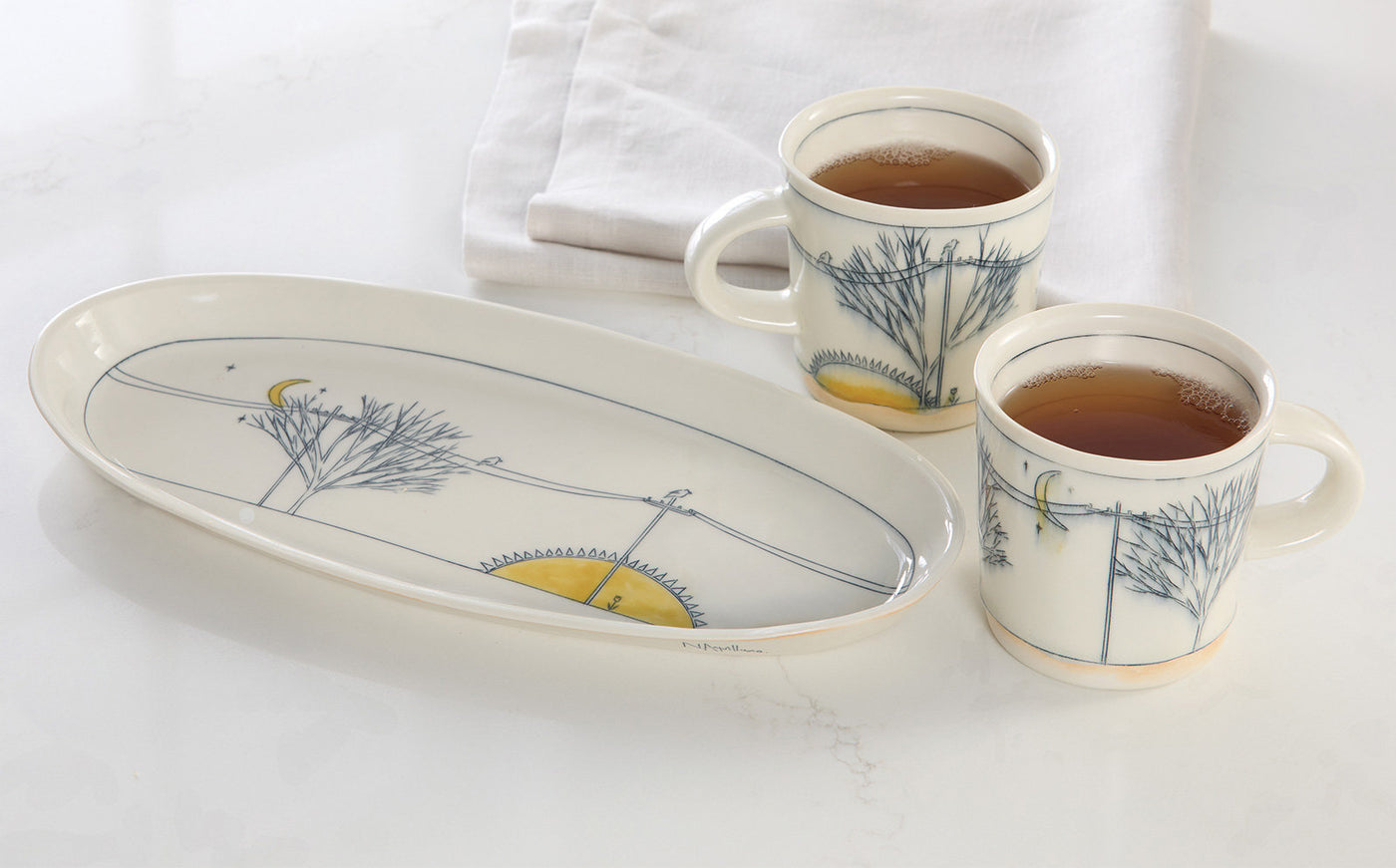 Sunset Birds Mug