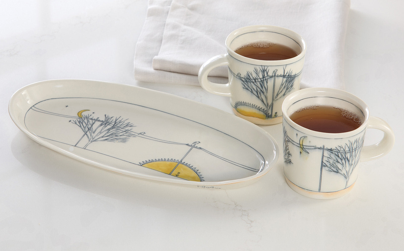 Sunset Birds Mug