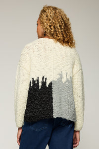 Ivory/Black/Gray