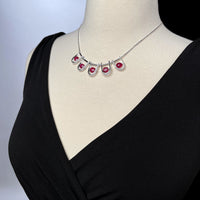 Five Gemstone Collar Necklace