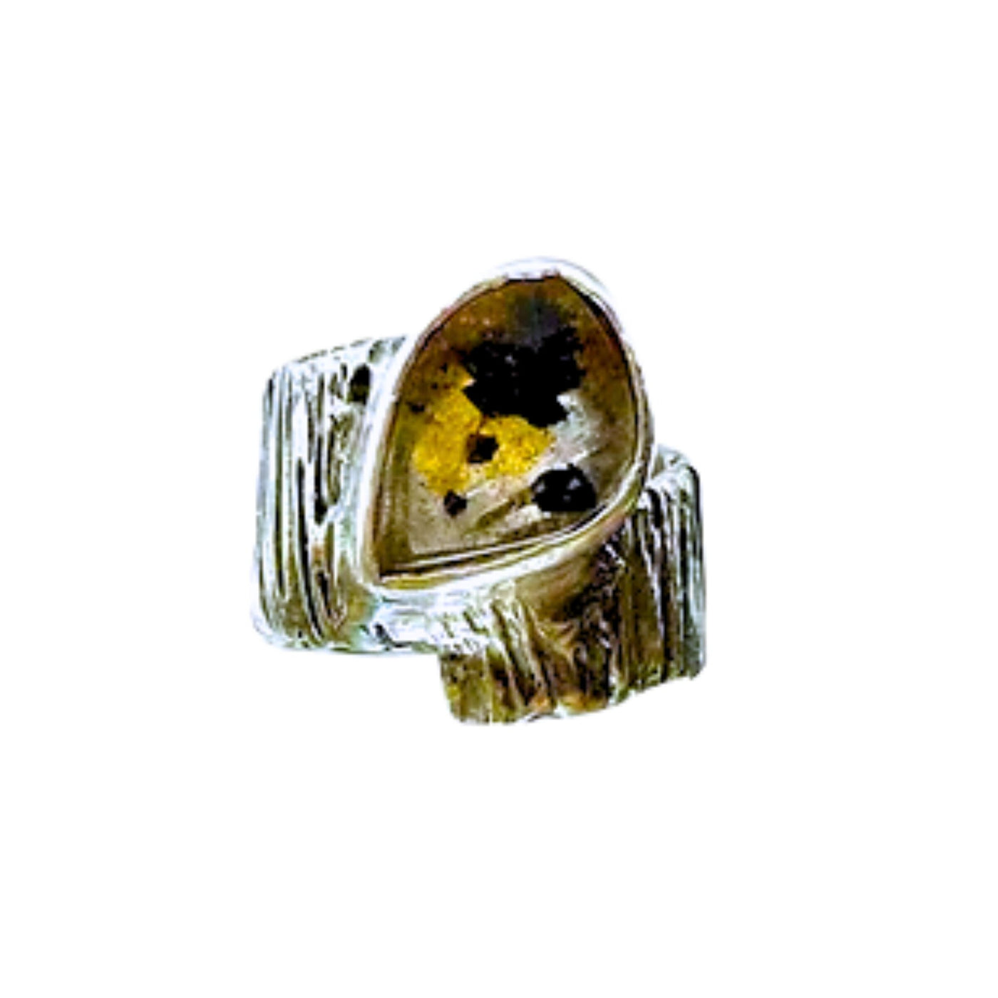 Lichen & Bark Statement Ring