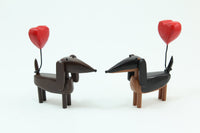 Playful Doxie Figures